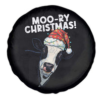Christmas Cow Spare Tire Cover Funny Moo Ry Christmas Farmer Gift - Wonder Print Shop