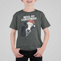 Christmas Cow T Shirt For Kid Funny Moo Ry Christmas Farmer Gift - Wonder Print Shop