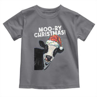 Christmas Cow Toddler T Shirt Funny Moo Ry Christmas Farmer Gift - Wonder Print Shop
