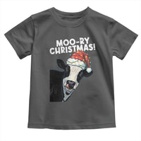 Christmas Cow Toddler T Shirt Funny Moo Ry Christmas Farmer Gift - Wonder Print Shop