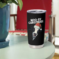 Christmas Cow Tumbler Cup Funny Moo Ry Christmas Farmer Gift - Wonder Print Shop