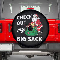 Retro Funny Santa Spare Tire Cover Christmas Joke Check Out My Big Sack - Wonder Print Shop
