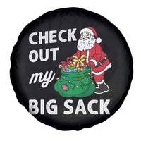Retro Funny Santa Spare Tire Cover Christmas Joke Check Out My Big Sack - Wonder Print Shop