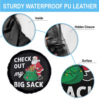 Retro Funny Santa Spare Tire Cover Christmas Joke Check Out My Big Sack - Wonder Print Shop