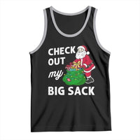 Retro Funny Santa Tank Top Christmas Joke Check Out My Big Sack - Wonder Print Shop
