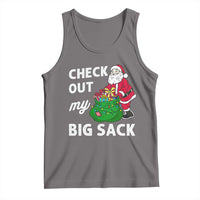 Retro Funny Santa Tank Top Christmas Joke Check Out My Big Sack - Wonder Print Shop