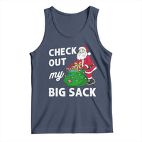 Retro Funny Santa Tank Top Christmas Joke Check Out My Big Sack - Wonder Print Shop