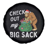 Santa Bigfoot Christmas Spare Tire Cover Funny Sasquatch Xmas Joke - Wonder Print Shop