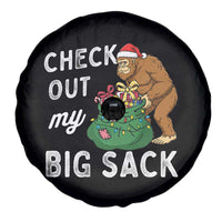 Santa Bigfoot Christmas Spare Tire Cover Funny Sasquatch Xmas Joke - Wonder Print Shop