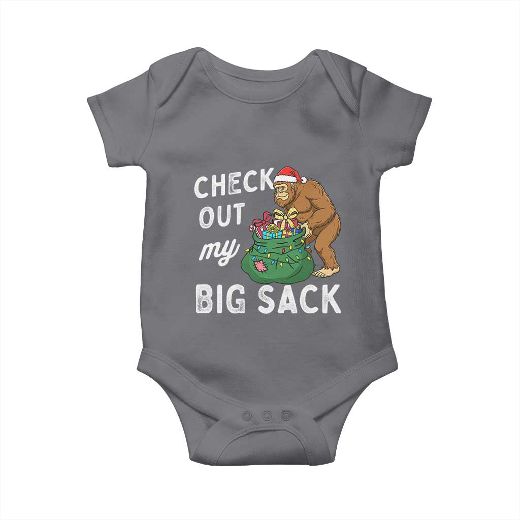 Santa Bigfoot Christmas Baby Onesie Funny Sasquatch Xmas Joke - Wonder Print Shop
