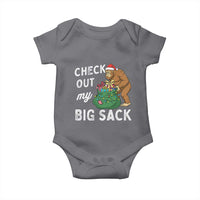 Santa Bigfoot Christmas Baby Onesie Funny Sasquatch Xmas Joke - Wonder Print Shop
