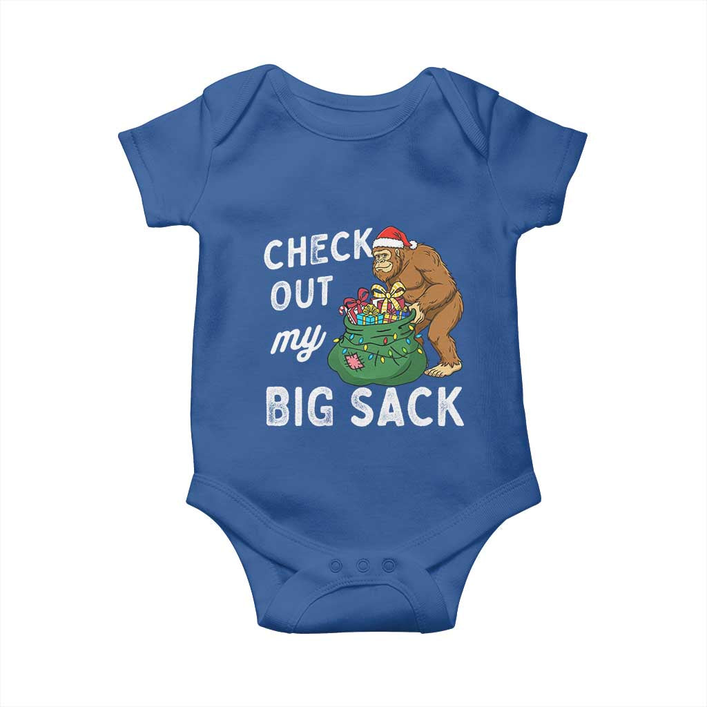 Santa Bigfoot Christmas Baby Onesie Funny Sasquatch Xmas Joke - Wonder Print Shop
