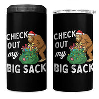 Santa Bigfoot Christmas 4 in 1 Can Cooler Tumbler Funny Sasquatch Xmas Joke - Wonder Print Shop