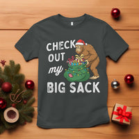 Santa Bigfoot Christmas T Shirt Funny Sasquatch Xmas Joke - Wonder Print Shop