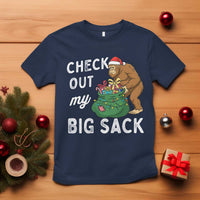 Santa Bigfoot Christmas T Shirt Funny Sasquatch Xmas Joke - Wonder Print Shop