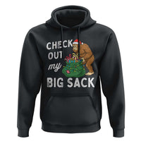 Santa Bigfoot Christmas Hoodie Funny Sasquatch Xmas Joke - Wonder Print Shop