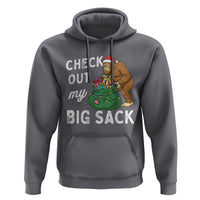 Santa Bigfoot Christmas Hoodie Funny Sasquatch Xmas Joke - Wonder Print Shop