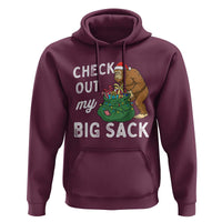 Santa Bigfoot Christmas Hoodie Funny Sasquatch Xmas Joke - Wonder Print Shop