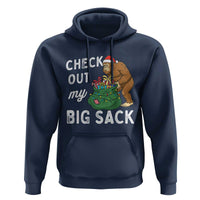 Santa Bigfoot Christmas Hoodie Funny Sasquatch Xmas Joke - Wonder Print Shop