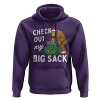 Santa Bigfoot Christmas Hoodie Funny Sasquatch Xmas Joke - Wonder Print Shop