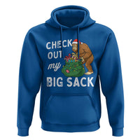 Santa Bigfoot Christmas Hoodie Funny Sasquatch Xmas Joke - Wonder Print Shop