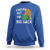 Santa Bigfoot Christmas Sweatshirt Funny Sasquatch Xmas Joke - Wonder Print Shop