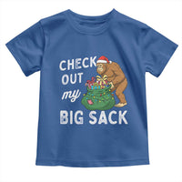 Santa Bigfoot Christmas Toddler T Shirt Funny Sasquatch Xmas Joke - Wonder Print Shop