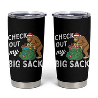 Santa Bigfoot Christmas Tumbler Cup Funny Sasquatch Xmas Joke - Wonder Print Shop