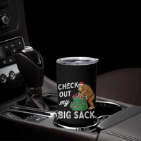 Santa Bigfoot Christmas Tumbler Cup Funny Sasquatch Xmas Joke - Wonder Print Shop
