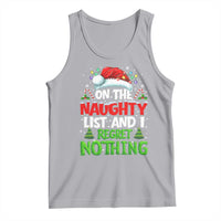 Funny Christmas Tank Top On The Naughty List I Regret Nothing - Wonder Print Shop