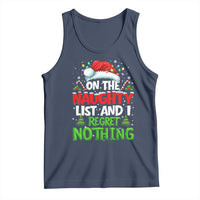 Funny Christmas Tank Top On The Naughty List I Regret Nothing - Wonder Print Shop