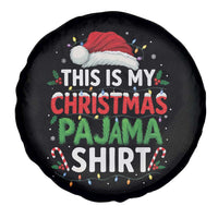 This Is My Christmas Pajama Spare Tire Cover Funny Xmas PJs - Wonder Print Shop