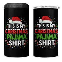 This Is My Christmas Pajama 4 in 1 Can Cooler Tumbler Funny Xmas PJs - Wonder Print Shop