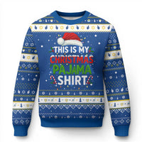 This Is My Christmas Pajama Hanukkah Ugly Sweater Funny Xmas PJs - Wonder Print Shop