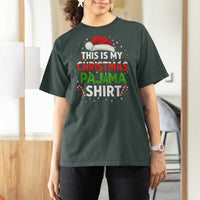 This Is My Christmas Pajama T Shirt For Women Funny Xmas PJs - Wonder Print Shop