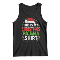 This Is My Christmas Pajama Tank Top Funny Xmas PJs - Wonder Print Shop