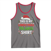This Is My Christmas Pajama Tank Top Funny Xmas PJs - Wonder Print Shop