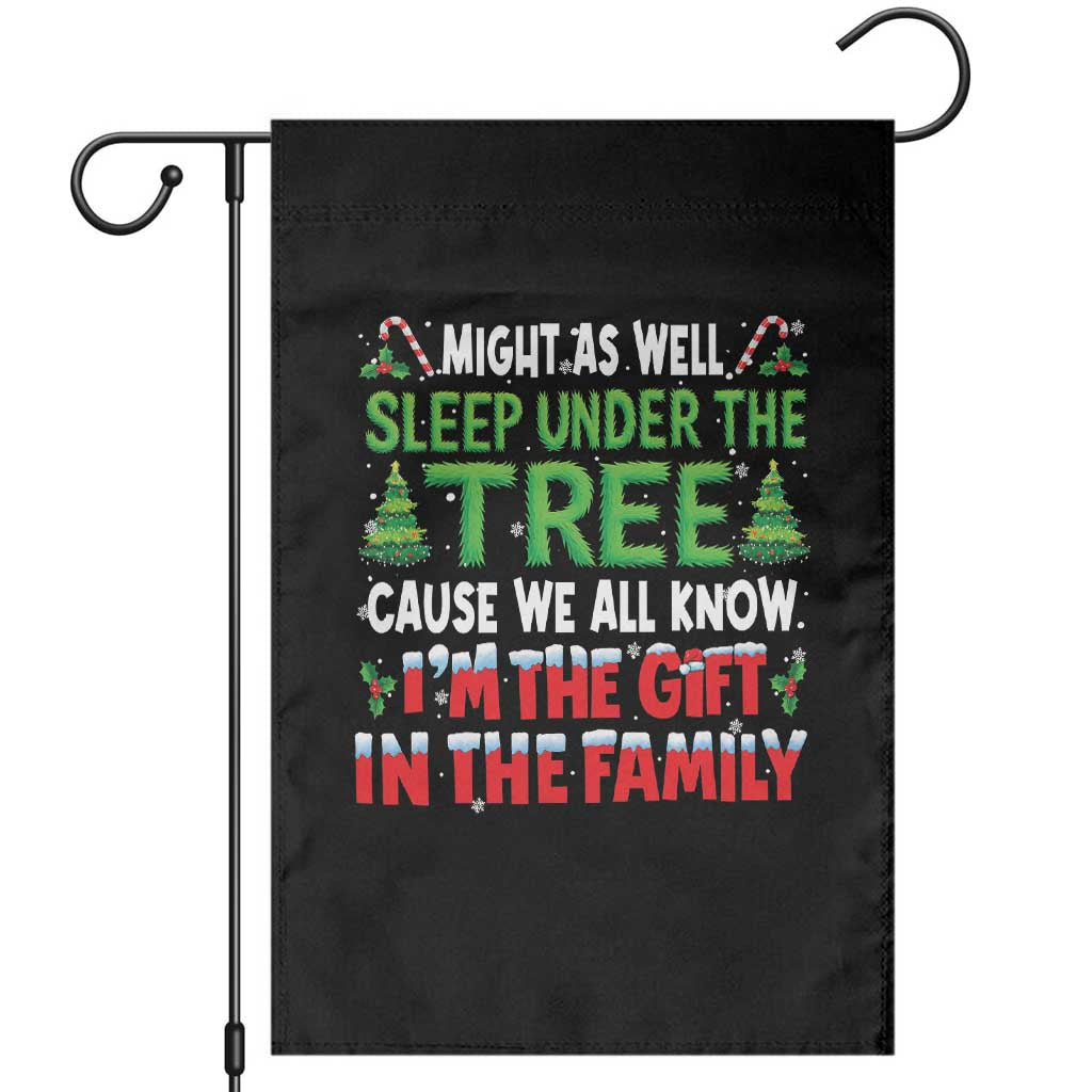 Funny Christmas Garden Flag I'm The Gift Family Pajama - Wonder Print Shop