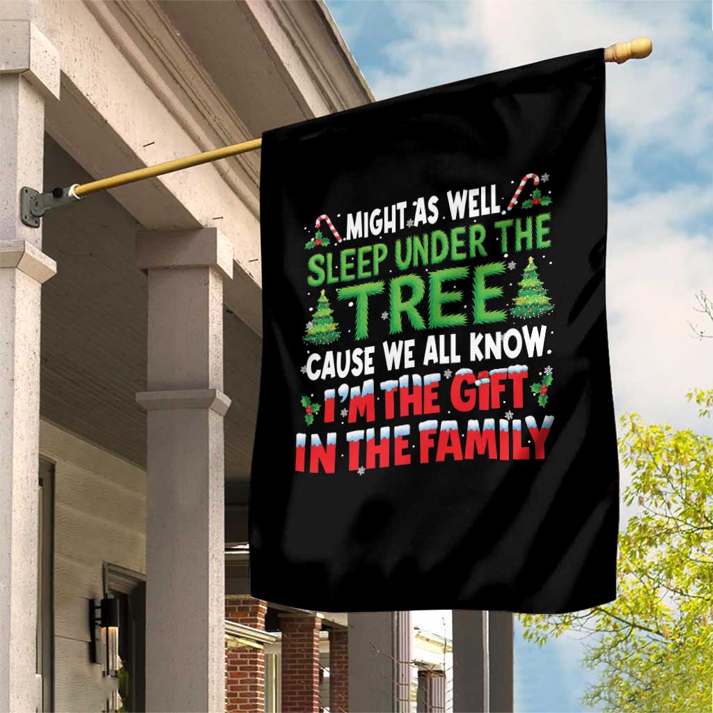 Funny Christmas Garden Flag I'm The Gift Family Pajama - Wonder Print Shop