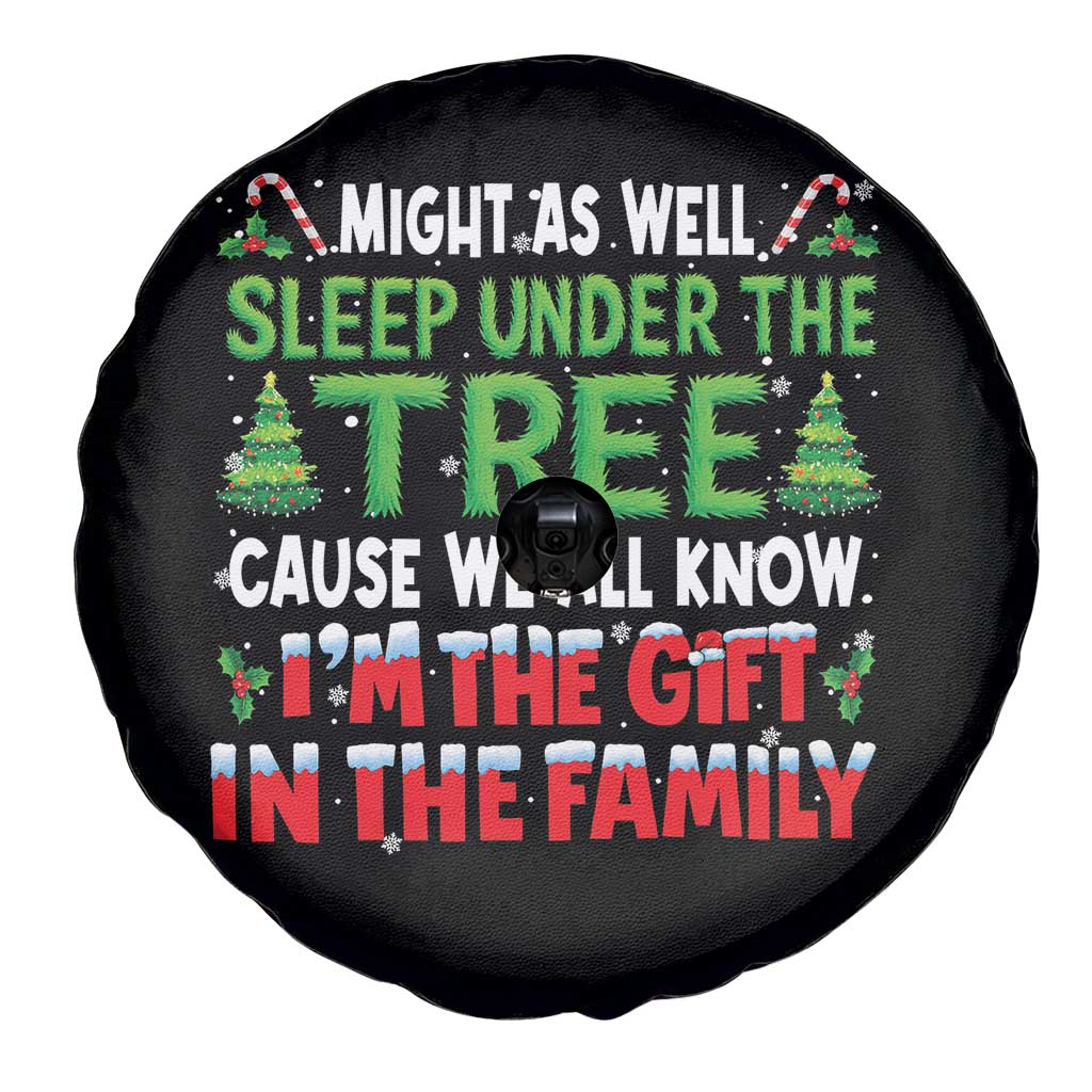 Funny Christmas Spare Tire Cover I'm The Gift Family Pajama - Wonder Print Shop