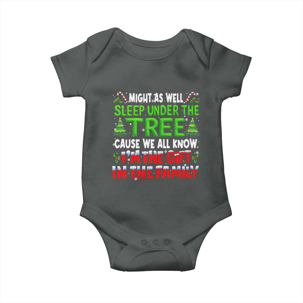 Funny Christmas Baby Onesie I'm The Gift Family Pajama - Wonder Print Shop