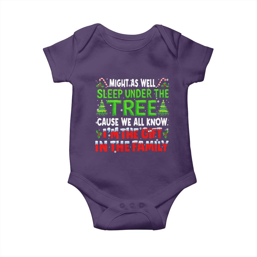 Funny Christmas Baby Onesie I'm The Gift Family Pajama - Wonder Print Shop
