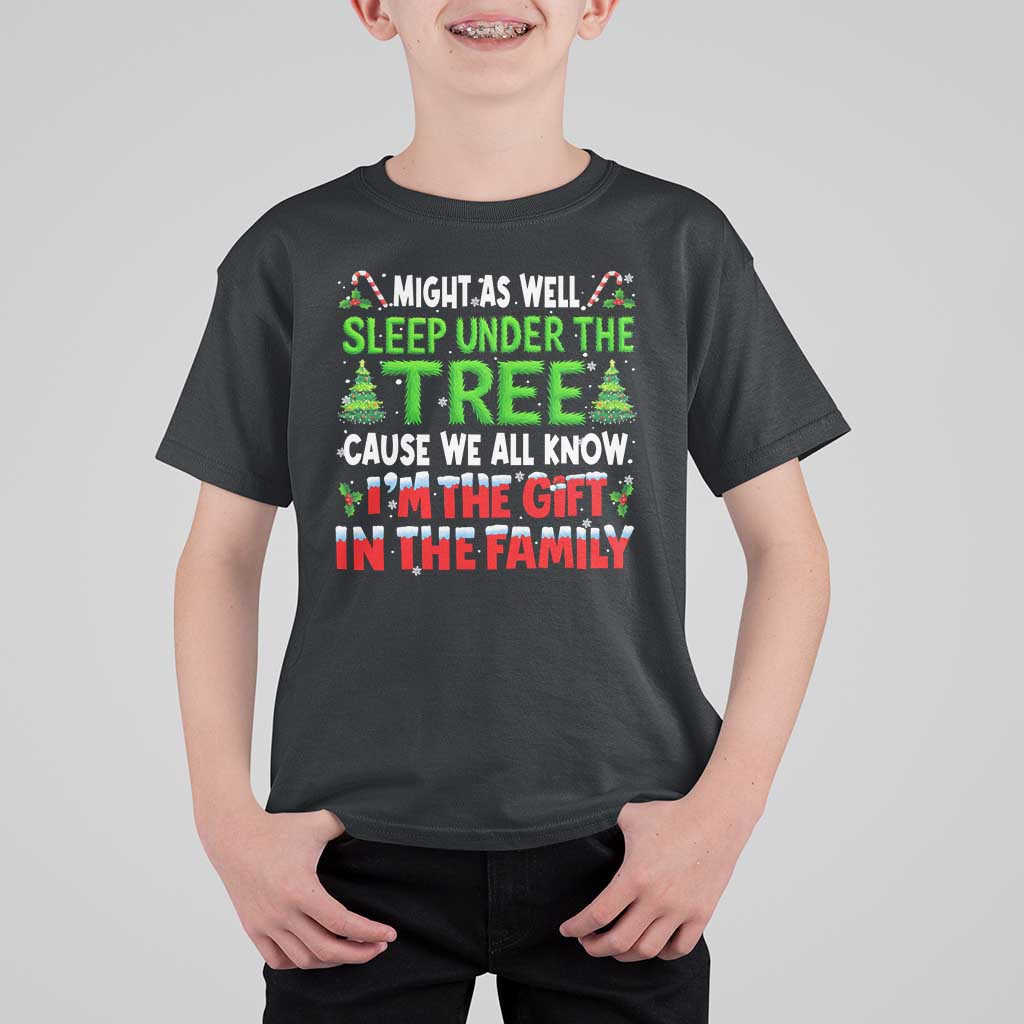 Funny Christmas T Shirt For Kid I'm The Gift Family Pajama - Wonder Print Shop