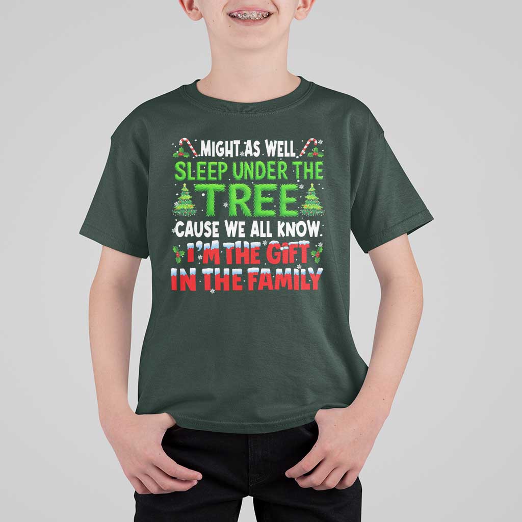 Funny Christmas T Shirt For Kid I'm The Gift Family Pajama - Wonder Print Shop