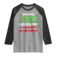 Funny Christmas Raglan Shirt I'm The Gift Family Pajama - Wonder Print Shop