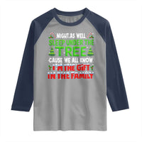 Funny Christmas Raglan Shirt I'm The Gift Family Pajama - Wonder Print Shop