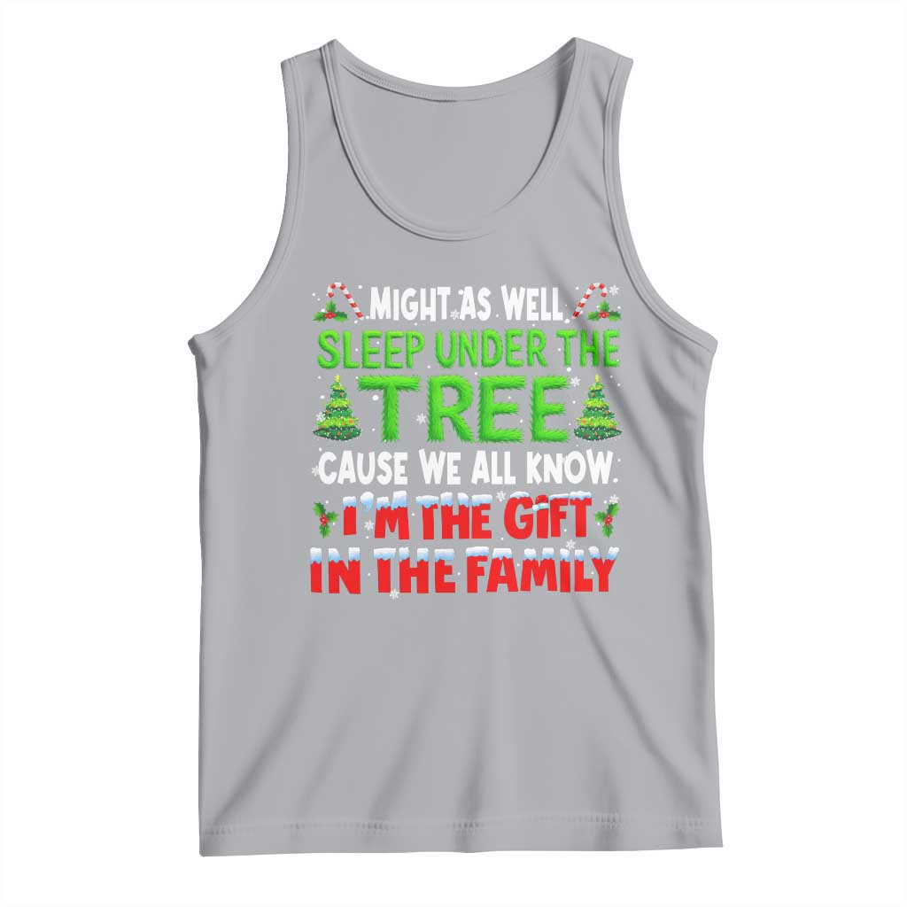 Funny Christmas Tank Top I'm The Gift Family Pajama - Wonder Print Shop