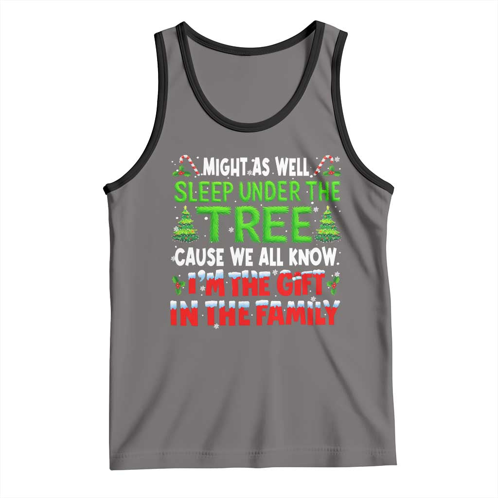 Funny Christmas Tank Top I'm The Gift Family Pajama - Wonder Print Shop