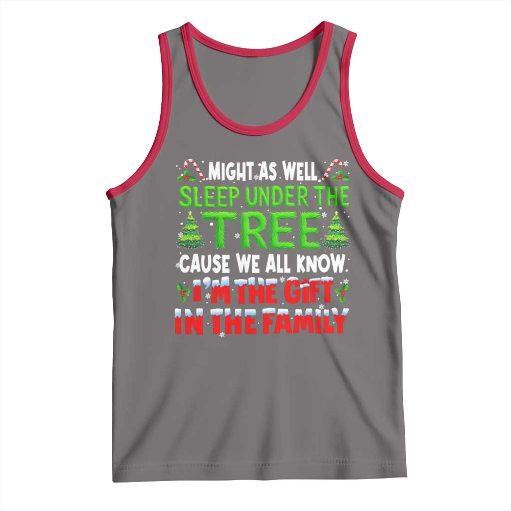 Funny Christmas Tank Top I'm The Gift Family Pajama - Wonder Print Shop