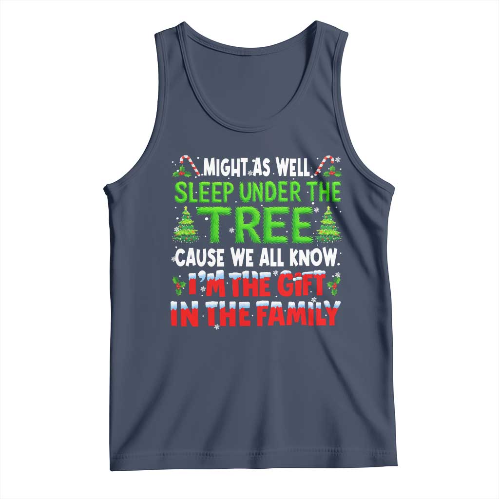 Funny Christmas Tank Top I'm The Gift Family Pajama - Wonder Print Shop